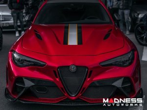 Alfa Romeo Giulia GTAm Style Front Fenders - Carbon Fiber - Raw Finish